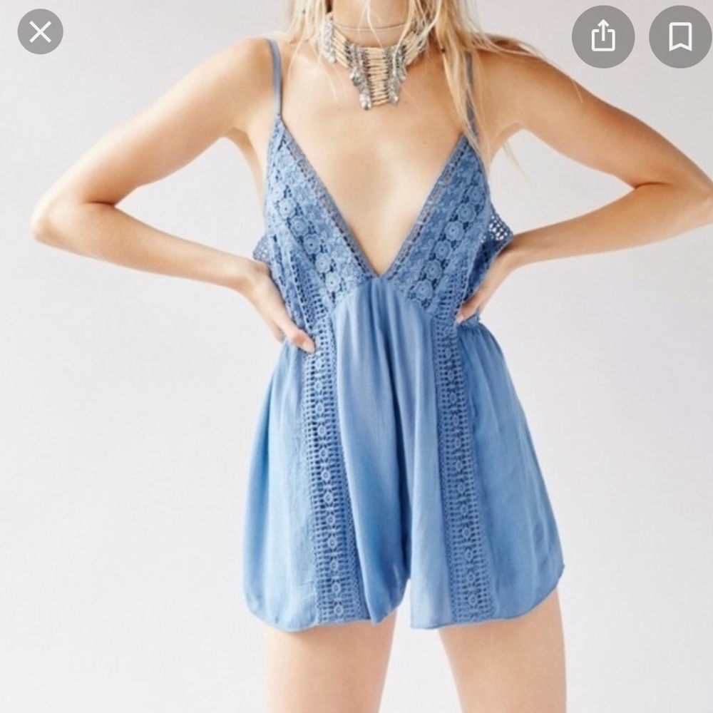 Free people lace romper